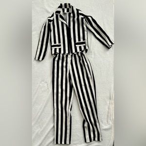 Black and White Suit Costume